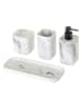 Vigar 4-częściowy zestaw "Zense" w kolorze białym - 28 x 13,5 x 11 cm