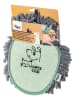 Vigar Hunde-Trocknungshandschuh ''Pets'' in Grau/ Grün - (L)21 x (B)17 cm