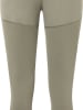 Marmot Legginsy funkcyjne "Haven Hybrid" w kolorze beżowym