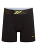 Reebok 3er-Set: Boxershorts "Benji" in Grau/ Limette/ Schwarz