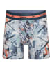 Reebok 3er-Set: Boxershorts "Luther" in Grau/ Türkis/ Schwarz