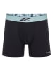 Reebok Bokserki (3 pary) "Shand" w kolorze czarno-zielono-szarym