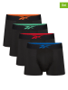 Reebok Bokserki (4 pary) w kolorze czarnym