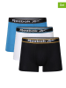 Reebok 3er-Set: Boxershorts "Balen" in Weiß/ Blau/ Schwarz