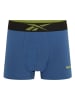 Reebok Bokserki (3 pary) w kolorze czarno-błękitno-niebieskim