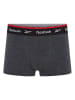 Reebok Bokserki (3 pary) "Redgrave" w kolorze czarno-szarym