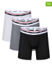 Reebok 3er-Set: Boxershorts "Finlo" in Grau/ Weiß/ Schwarz