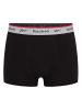 Reebok Bokserki (3 pary) "Ovett" w kolorze czarnym, białym i szarym