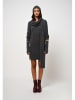 AUTHENTIC CASHMERE Kaszmirowa sukienka "Armet" w kolorze antracytowym