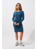 AUTHENTIC CASHMERE Kaschmir-Kleid "Armet" in Blau