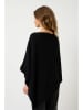 AUTHENTIC CASHMERE Kaschmir-Poncho "Carra" in Schwarz