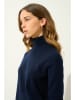 AUTHENTIC CASHMERE Kaszmirowy sweter "Eileen" w kolorze granatowym