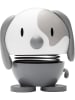 Hoptimist Dekofigur "Dog" in Weiß/ Grau - (B)5 x (H)6 x (T)5 cm