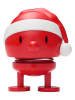 Hoptimist Dekofigur "Santa Bumble S" in Rot - (H)8 x Ø 5 cm