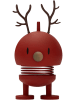 Hoptimist Dekofigur "Reindeer Bumble S" in Rot - (B)5 x (H)9 x (T)5 cm