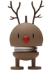 Hoptimist Dekofigur "Reindeer Bumble S" in Braun - (B)5 x (H)9 x (T)5 cm
