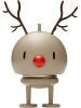 Hoptimist Dekofigur "Reindeer Bumble M" in Beige - (B)10 x (H)14 x (T)8 cm