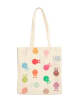 Hoptimist Shopper in Creme/ Bunt - (B)40 x (H)46 cm