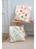 Hoptimist Shopper in Creme/ Bunt - (B)40 x (H)46 cm