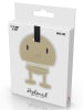 Hoptimist Kofferanhänger in Beige - (L)10 x (B)8 cm