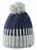 Döll Pudelmütze in Grau/ Dunkelblau