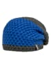Döll Beanie in Blau/ Grau
