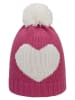 Döll Pudelmütze in Pink/ Weiß