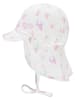 Döll Nackenschutzcap in Weiß/ Rosa
