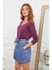 Joséfine Wollpullover "Abi" in Violett