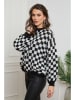 Joséfine Pullover "Ilma" in Schwarz/ Weiß