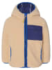 Noppies Omkeerbaar fleece vest "Lahti" beige/blauw