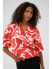 Kaffe Bluzka w kolorze koralowo-kremowym