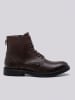 Replay Skórzane botki w kolorze brązowym