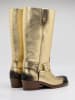 Replay Leder-Stiefel in Gold