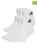 adidas 6-delige set: sportsokken wit