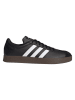 adidas Leder-Sneakers "Court Base" in Schwarz/ Weiß
