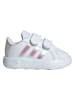 adidas Sneakersy "Grand Court 2.0" w kolorze biało-jasnoróżowym
