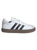 adidas Leder-Sneakers "Court 3.0" in Weiß/ Schwarz