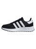 adidas Leder-Laufschuhe "Run 84" in Schwarz/ Weiß