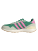adidas Leder-Laufschuhe "RUN 60s" in Grün/ Pink