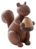 Jotex Decoratief object "Ace Squirrel" bruin - (B)8,5 x (H)16,5 x (D)18,9 cm