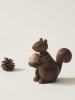 Jotex Dekofigur ''Ace Squirrel'' in Braun - (B)8,5 x (H)16,5 x (T)18,9 cm