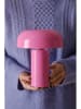 Jotex Lampa stołowa LED "Ragge" w kolorze różowym - wys. 7,5 cm