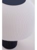 Jotex Tafellamp "Maya" donkerblauw/wit - (H)29 x Ø 24 cm