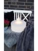 8 seasons Decoledlamp "Tealight" wit - (H)30 x  Ø 38,5 cm