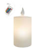 8 seasons LED-Solardekoleuchte "Candle" in Weiß - (H)80 x  Ø 38,5 cm