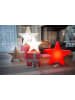 8 seasons LED-Dekoleuchte "Shining Star" in Rot - Ø 80 cm