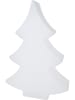 8 seasons Decoratieve ledsolarlamp "Shining Tree Mini" wit - (H)40 cm