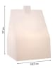 8 seasons LED-Dekoleuchte "Shining House" in Weiß - (B)38,5 x (H)57 cm 