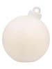 8 seasons Dekoracyjna lampa LED "Christmas Ball" w kolorze białym - Ø 33 cm